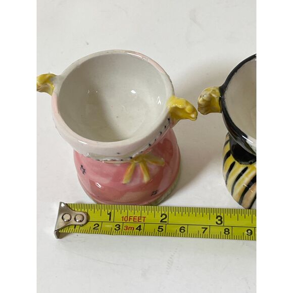 Vintage Thames Japanese Egg Cup Set‎ - Whimsical 2 pieces - Picture 8 of 9